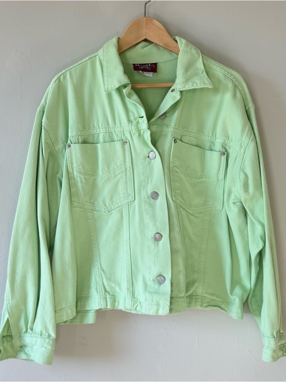 Denim and Co. Pastel Green Jacket